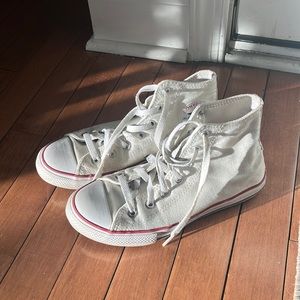White Classic High Top Converse